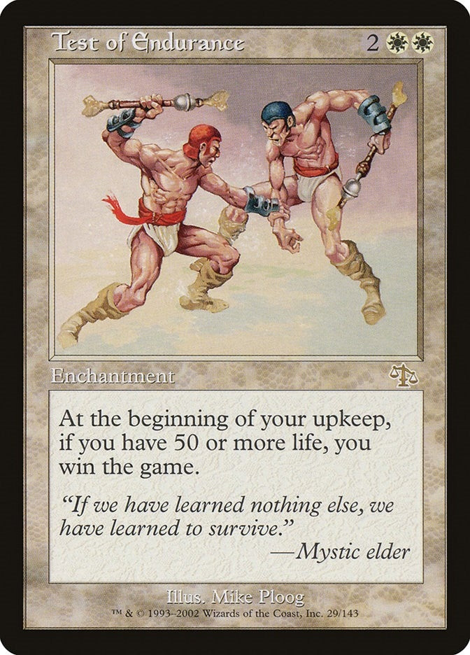 Image for Test of Endurance (29) [Judgment] - Magic: The Gathering