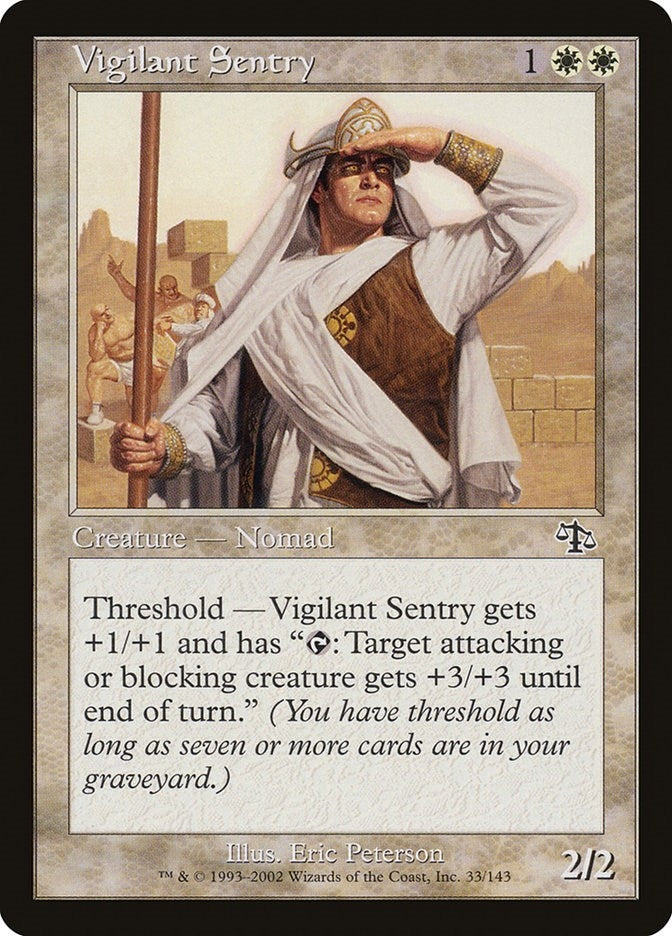 Image for Vigilant Sentry (33) [Judgment] - Magic: The Gathering