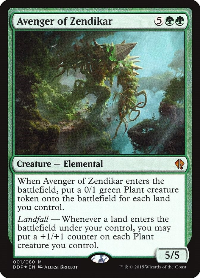 Image for Avenger of Zendikar (1) [Zendikar vs. Eldrazi] - Magic: The Gathering