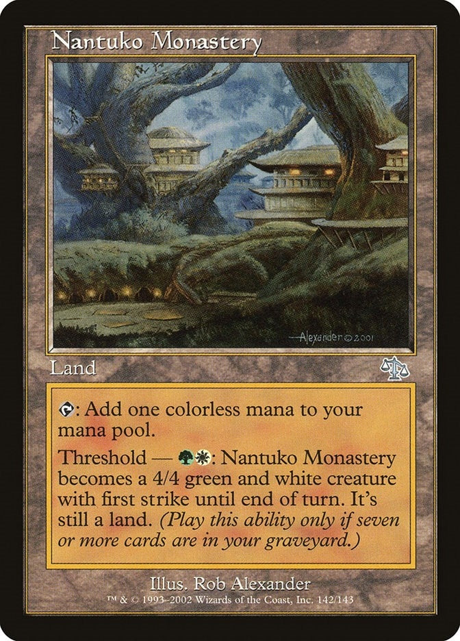 Image for Nantuko Monastery (142) [Judgment] - Magic: The Gathering