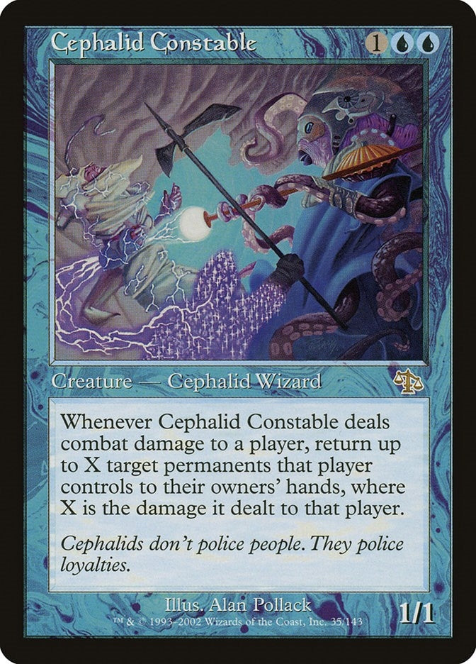 Image for Cephalid Constable (35) [Judgment] - Magic: The Gathering