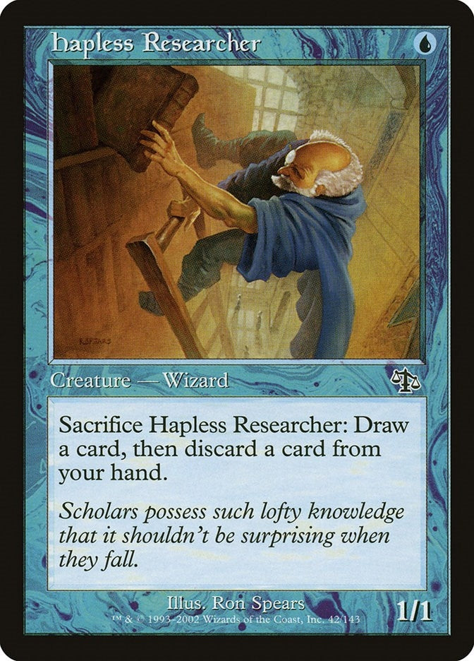 Image for Hapless Researcher (42) [Judgment] - Magic: The Gathering