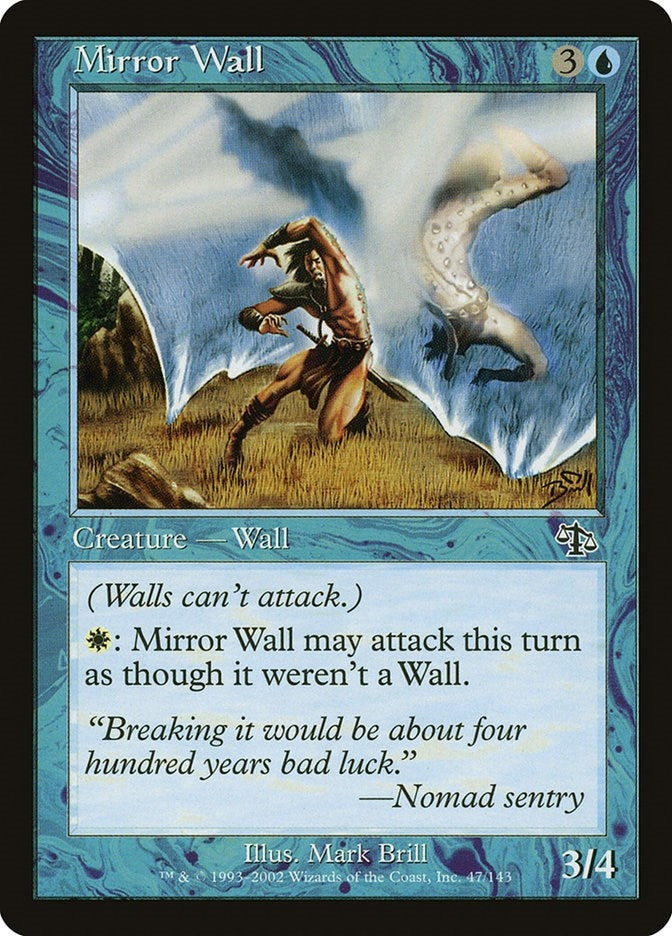 Image for Mirror Wall (47) [Judgment] - Magic: The Gathering