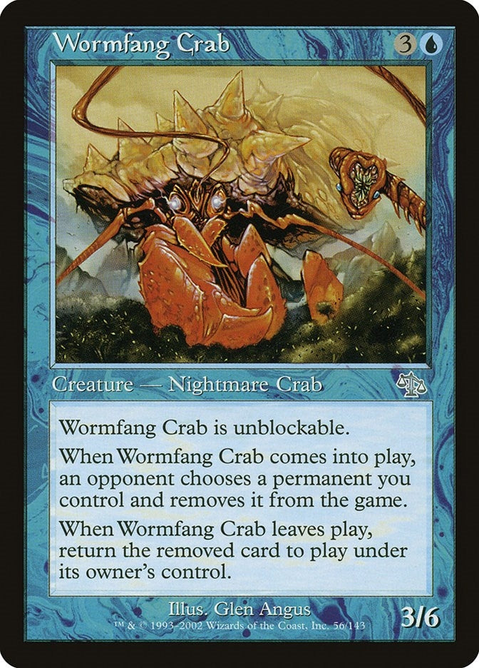 Image for Wormfang Crab (56) [Judgment] - Magic: The Gathering