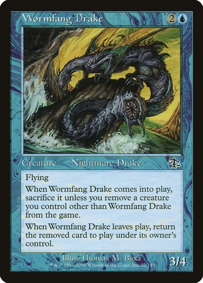 Image for Wormfang Drake (57) [Judgment] - Magic: The Gathering