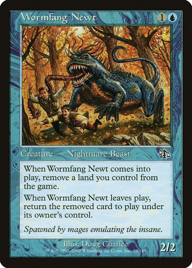 Image for Wormfang Newt (59) [Judgment] - Magic: The Gathering