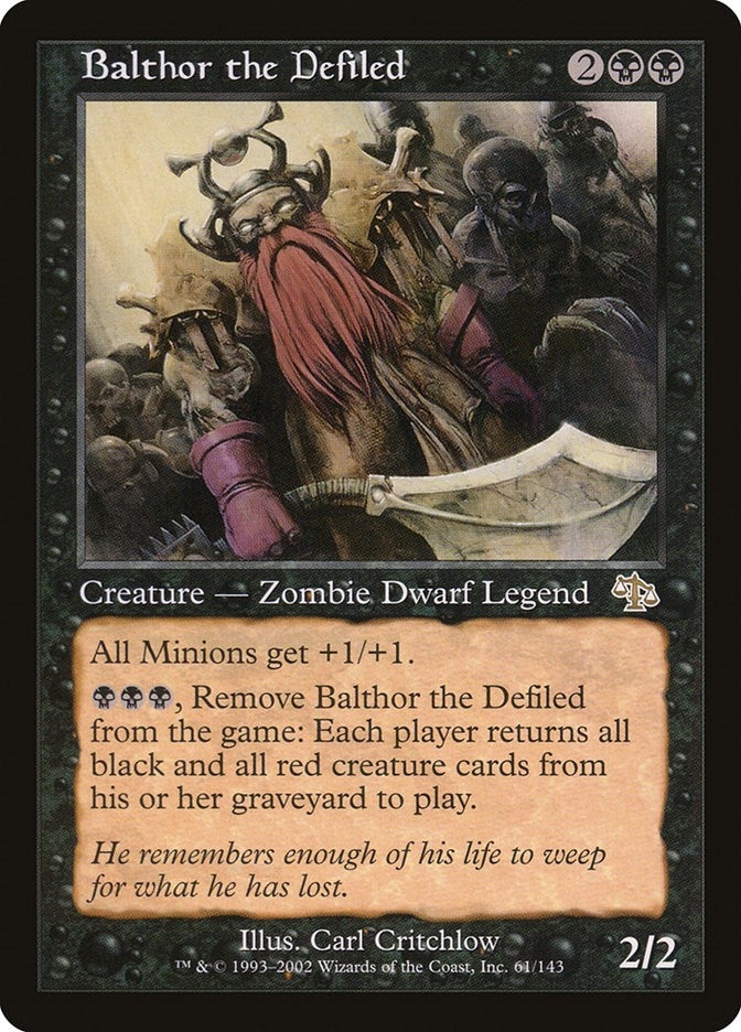 Image for Balthor the Defiled (61) [Judgment] - Magic: The Gathering