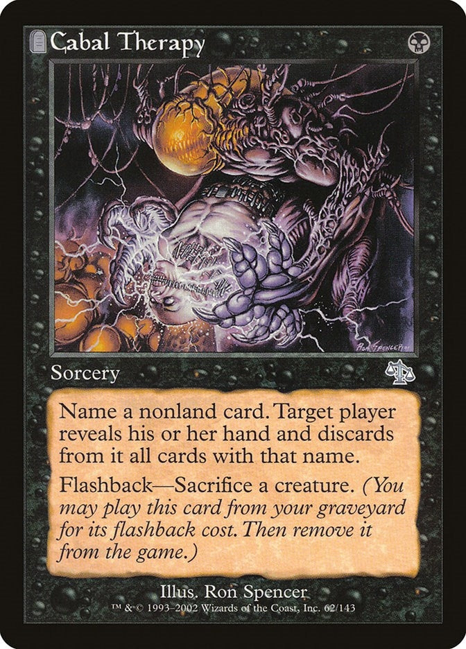 Image for Cabal Therapy (62) [Judgment] - Magic: The Gathering