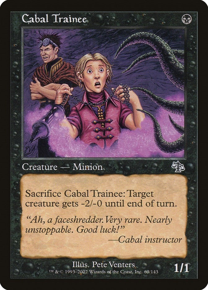 Image for Cabal Trainee (63) [Judgment] - Magic: The Gathering