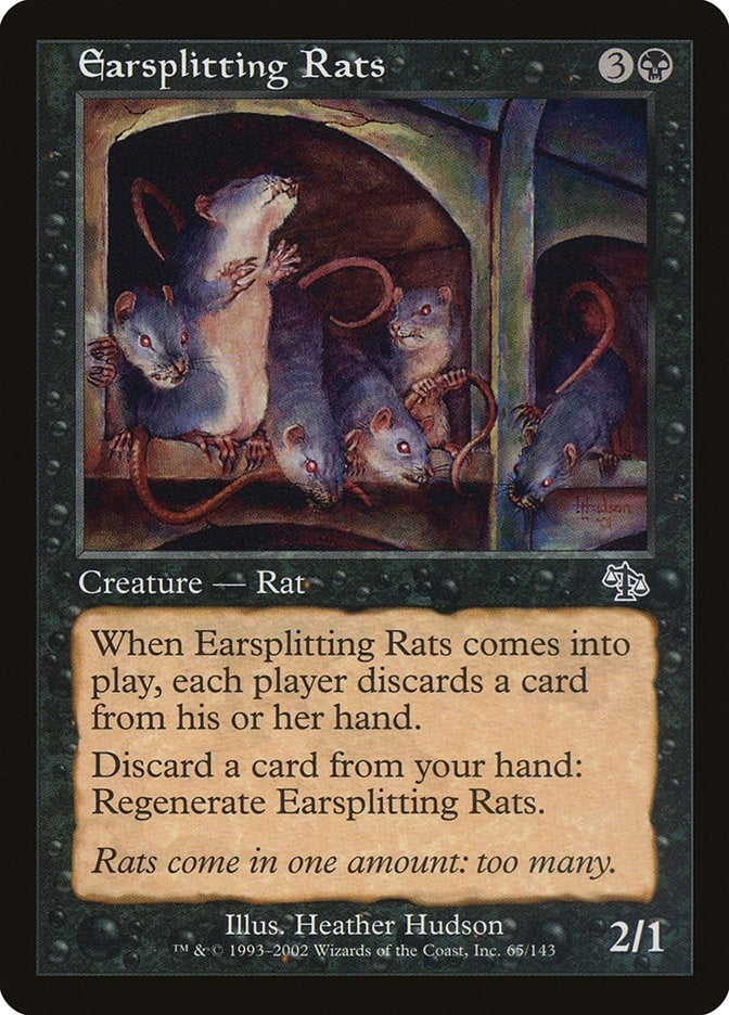 Image for Earsplitting Rats (65) [Judgment] - Magic: The Gathering