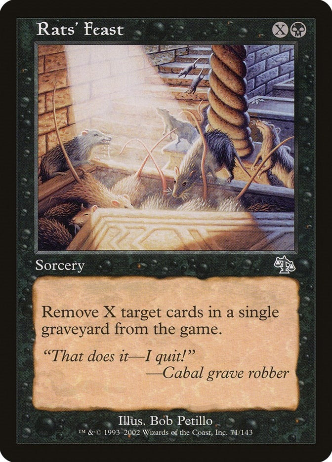 Image for Rats' Feast (71) [Judgment] - Magic: The Gathering