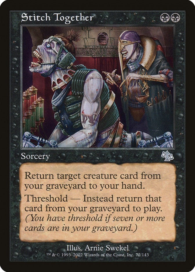 Image for Stitch Together (72) [Judgment] - Magic: The Gathering