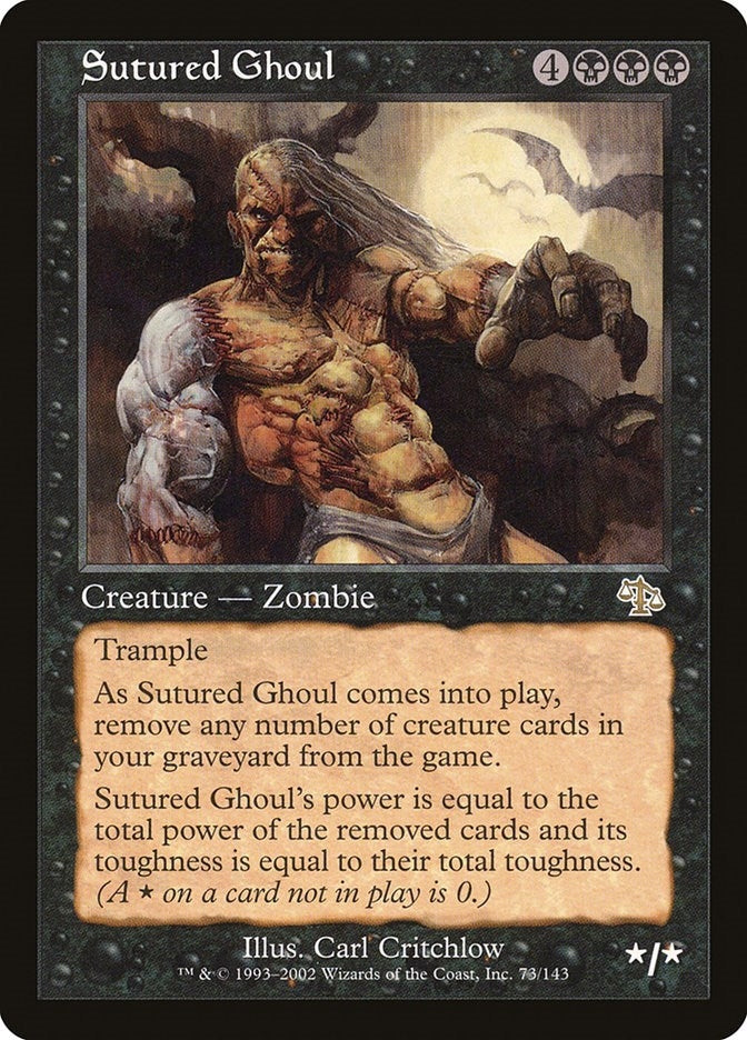 Image for Sutured Ghoul (73) [Judgment] - Magic: The Gathering