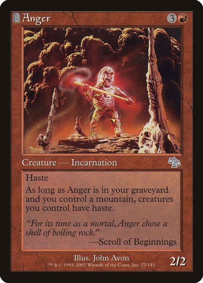 Image for Anger (77) [Judgment] - Magic: The Gathering