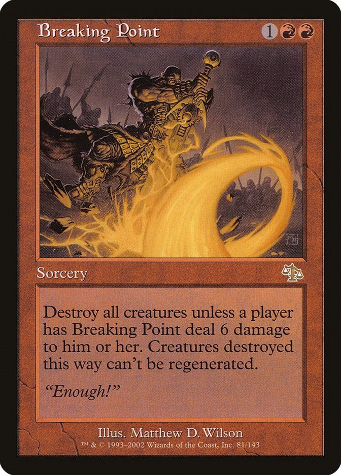 Image for Breaking Point (81) [Judgment] - Magic: The Gathering