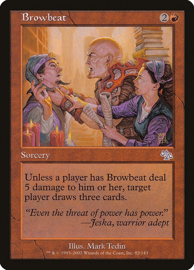 Image for Browbeat (82) [Judgment] - Magic: The Gathering