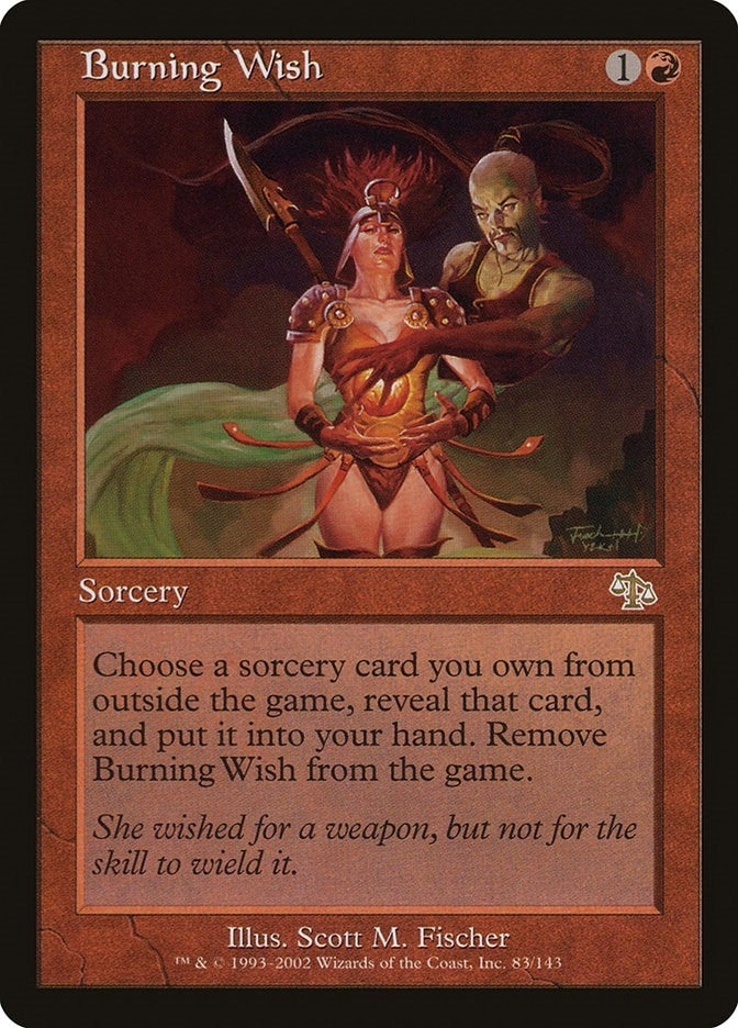Image for Burning Wish (83) [Judgment] - Magic: The Gathering