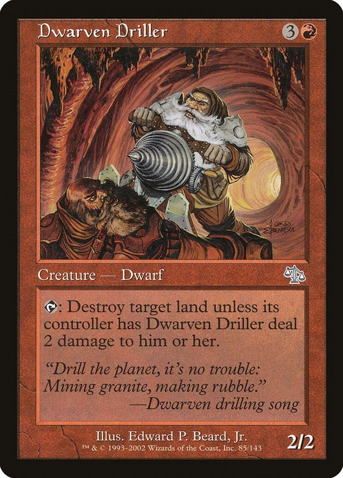 Image for Dwarven Driller (85) [Judgment] - Magic: The Gathering