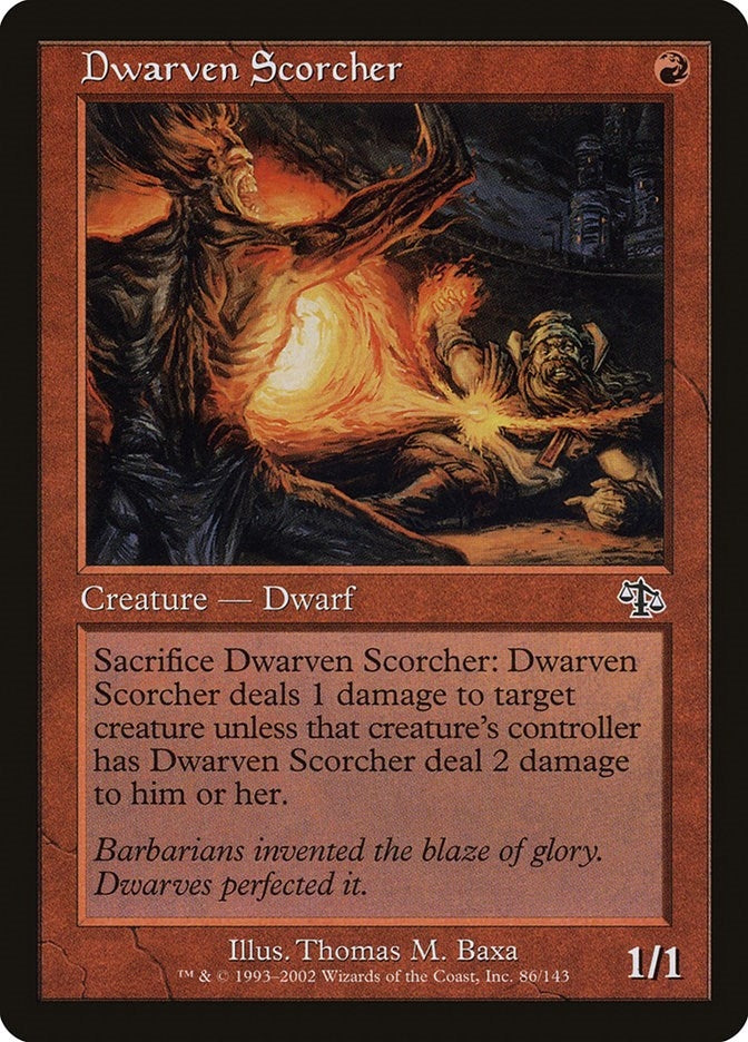 Image for Dwarven Scorcher (86) [Judgment] - Magic: The Gathering