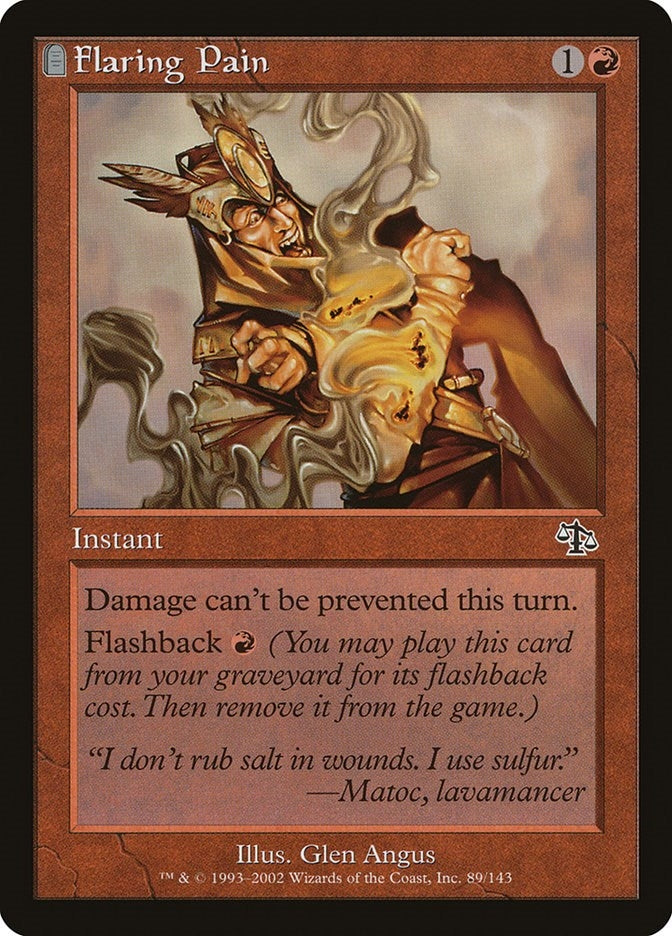 Image for Flaring Pain (89) [Judgment] - Magic: The Gathering