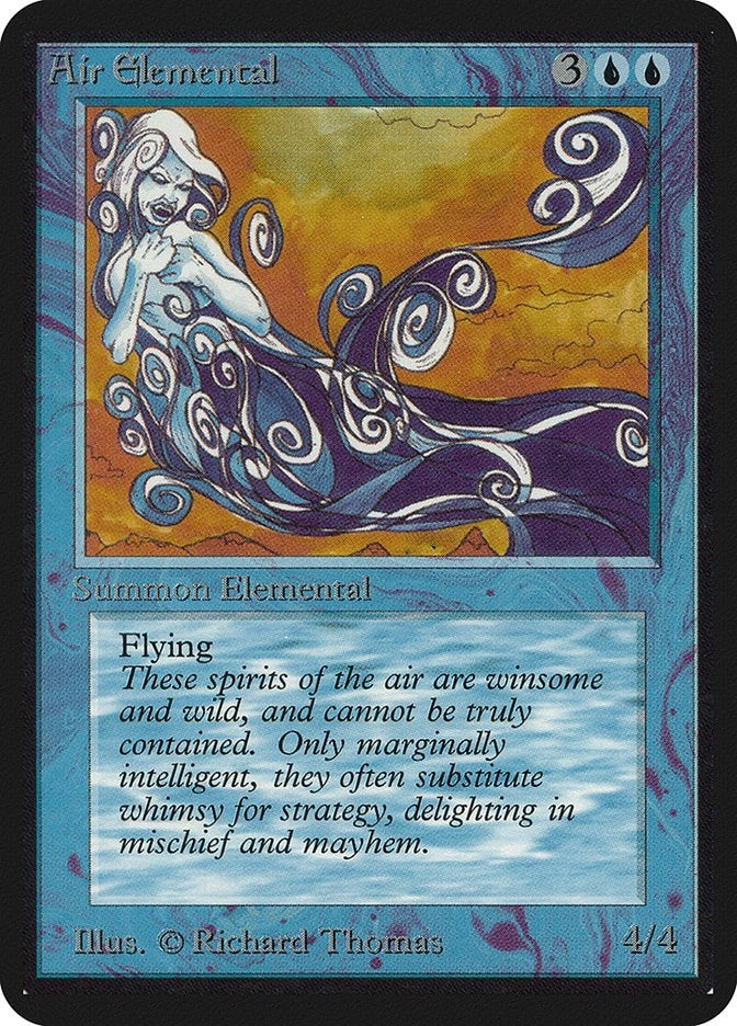 Image for Air Elemental [Alpha Edition] - Magic: The Gathering