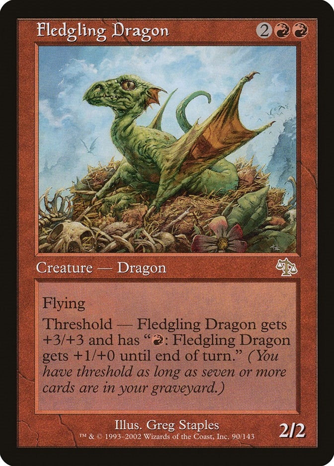 Image for Fledgling Dragon (90) [Judgment] - Magic: The Gathering