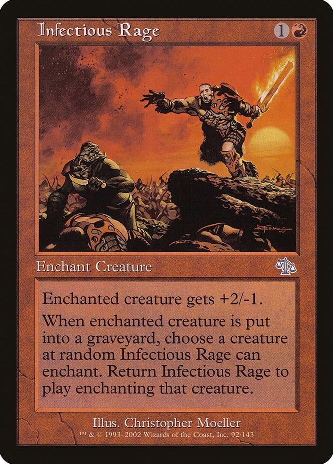 Image for Infectious Rage (92) [Judgment] - Magic: The Gathering