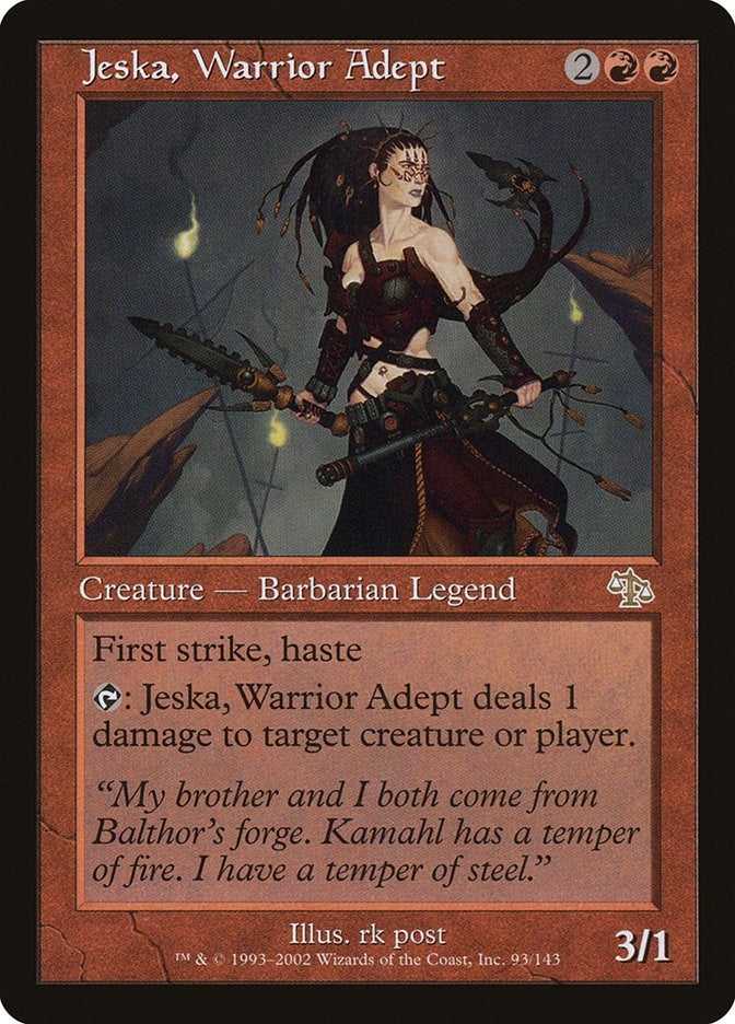 Image for Jeska, Warrior Adept (93) [Judgment] - Magic: The Gathering