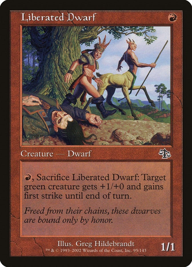 Image for Liberated Dwarf (95) [Judgment] - Magic: The Gathering