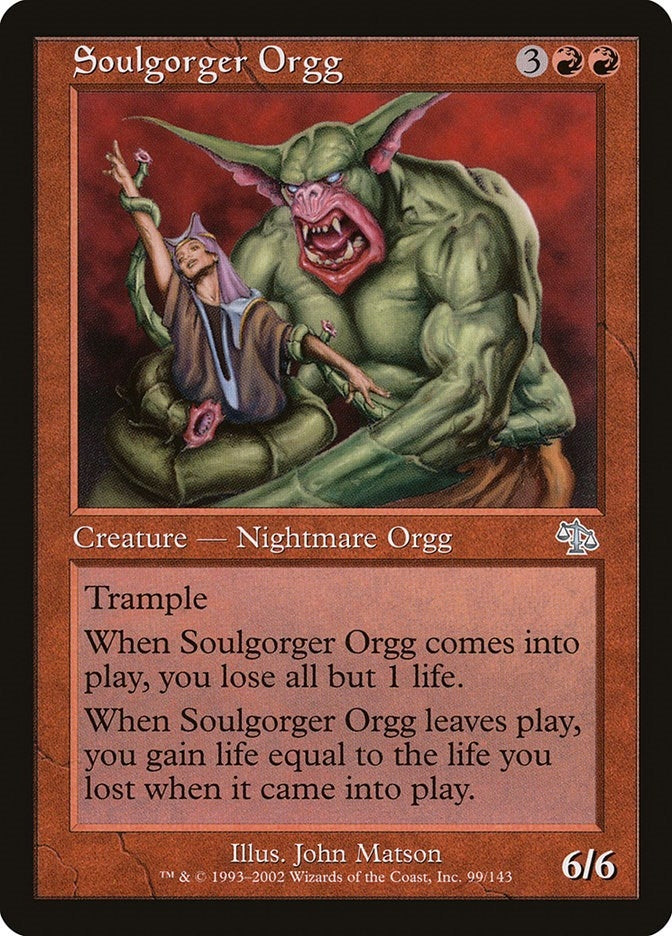 Image for Soulgorger Orgg (99) [Judgment] - Magic: The Gathering
