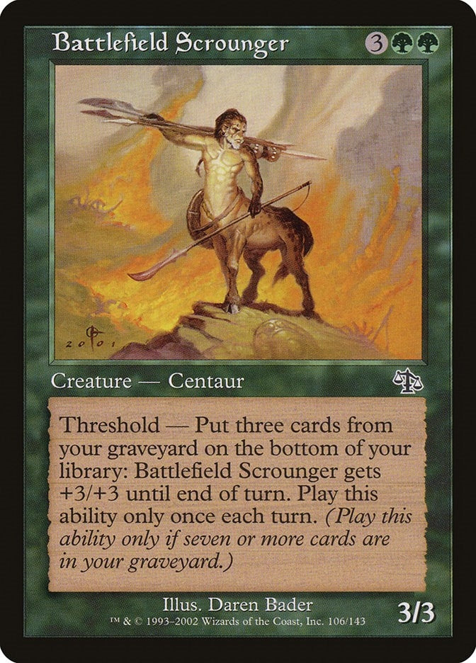 Image for Battlefield Scrounger (106) [Judgment] - Magic: The Gathering
