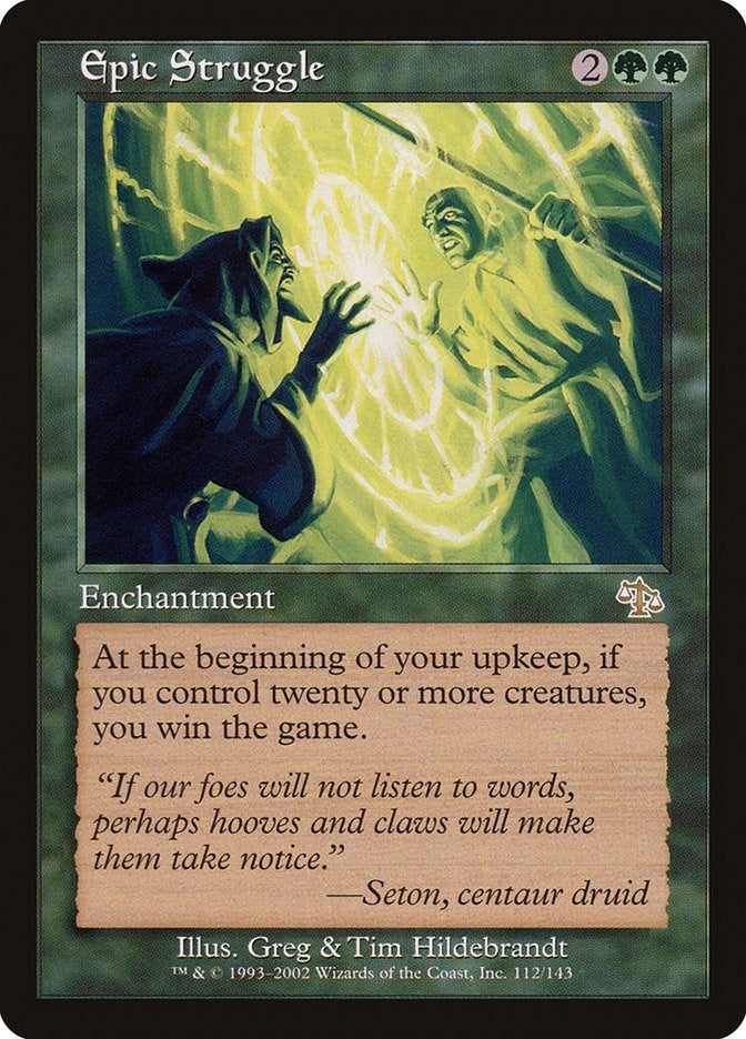 Image for Epic Struggle (112) [Judgment] - Magic: The Gathering