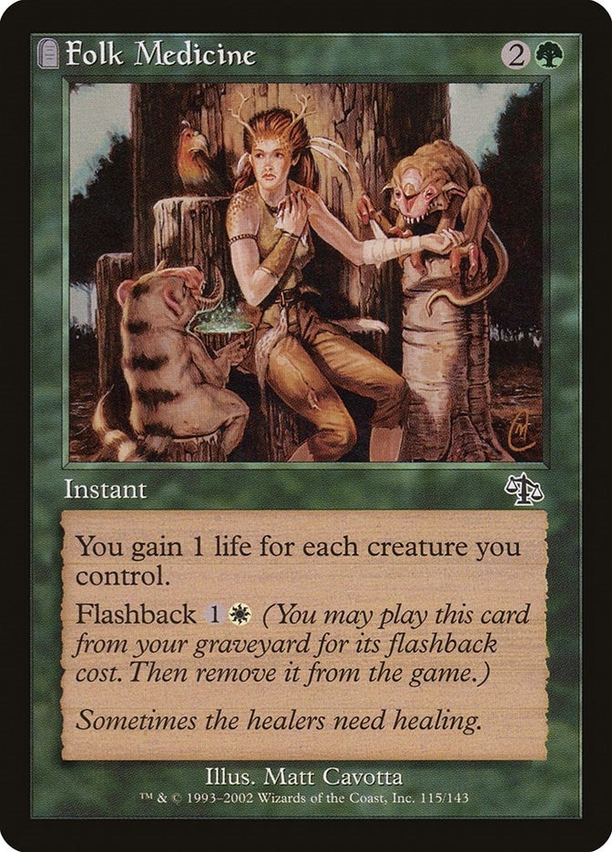 Image for Folk Medicine (115) [Judgment] - Magic: The Gathering