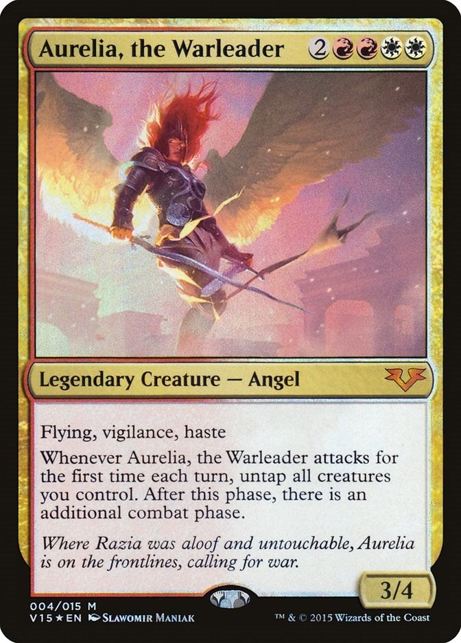 Image for Aurelia, the Warleader (4) [From the Vault: Angels] - Magic: The Gathering