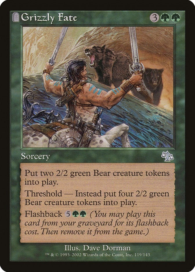 Image for Grizzly Fate (119) [Judgment] - Magic: The Gathering