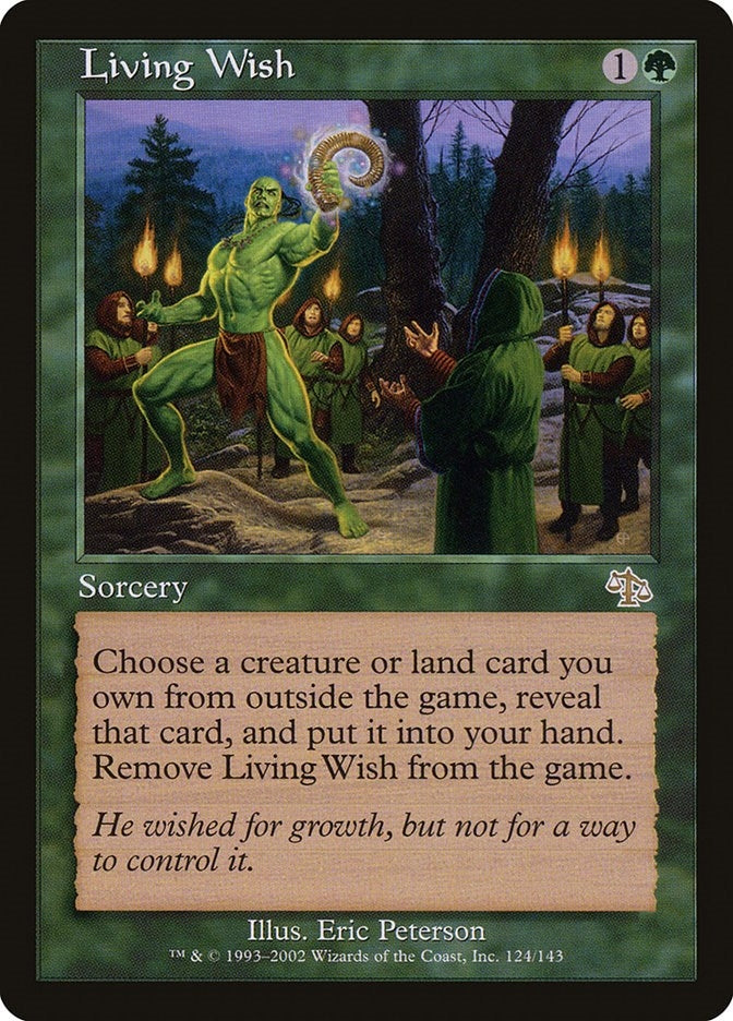 Image for Living Wish (124) [Judgment] - Magic: The Gathering