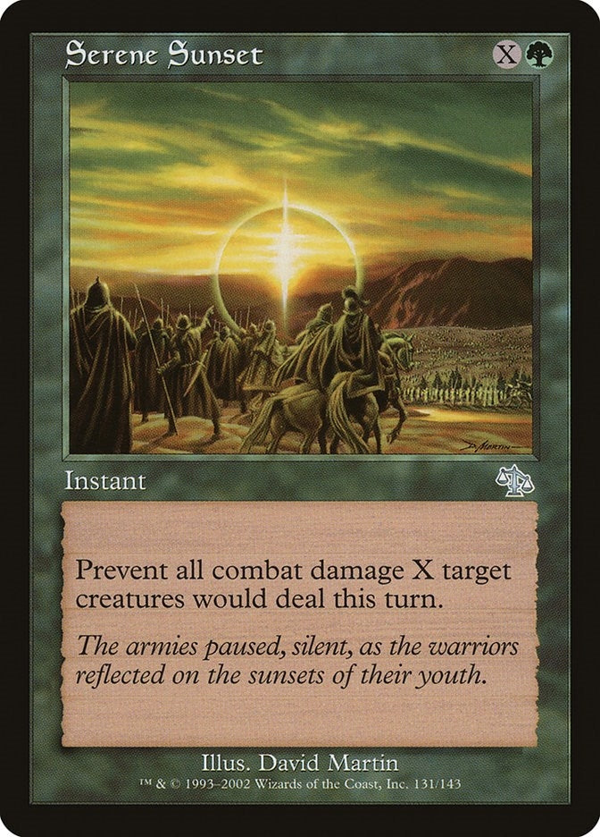 Image for Serene Sunset (131) [Judgment] - Magic: The Gathering