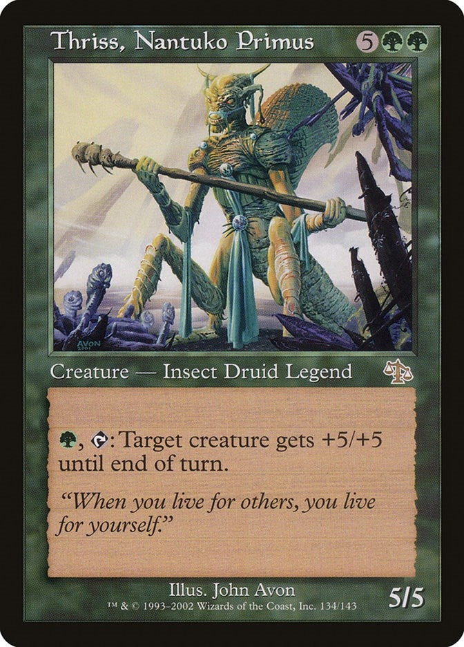 Image for Thriss, Nantuko Primus (134) [Judgment] - Magic: The Gathering