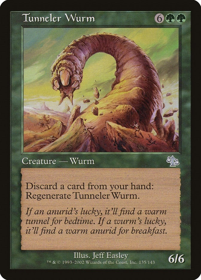 Image for Tunneler Wurm (135) [Judgment] - Magic: The Gathering