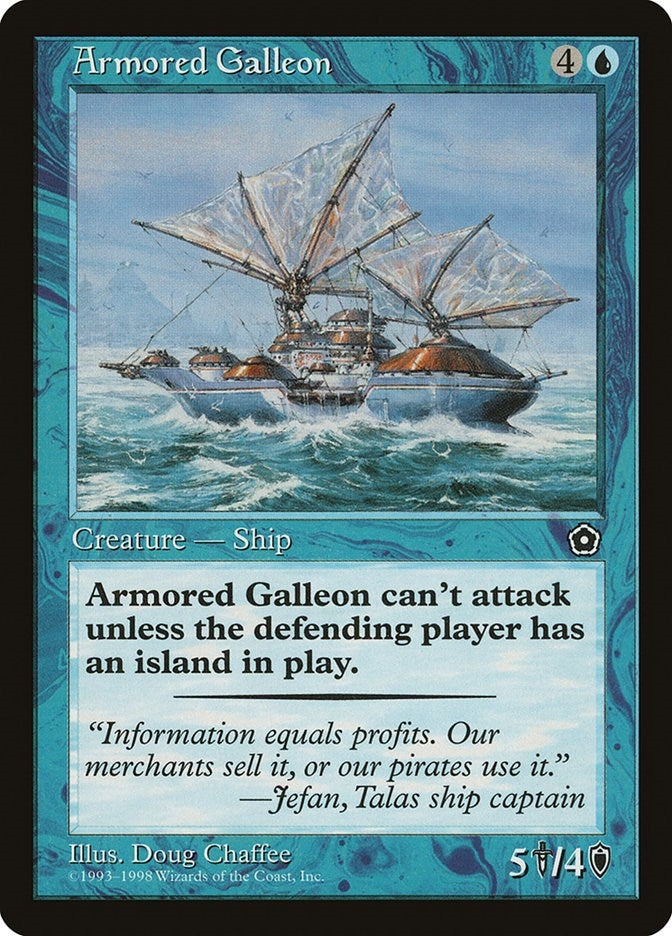 Image for Armored Galleon [Portal Second Age] - Magic: The Gathering