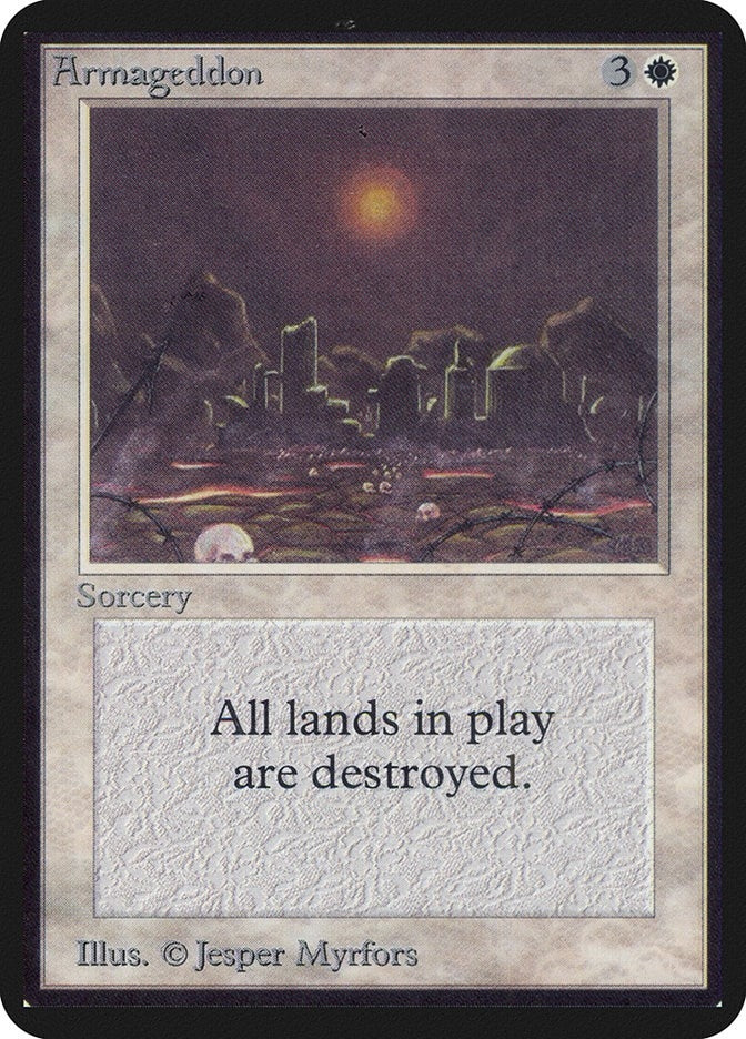 Image for Armageddon [Alpha Edition] - Magic: The Gathering