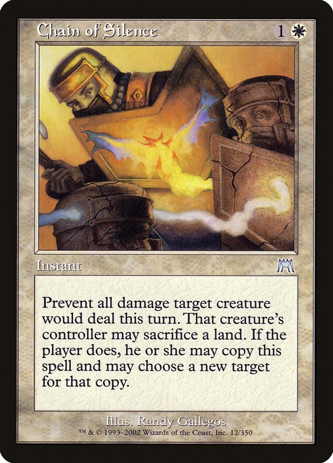 Image for Chain of Silence (12) [Onslaught] - Magic: The Gathering