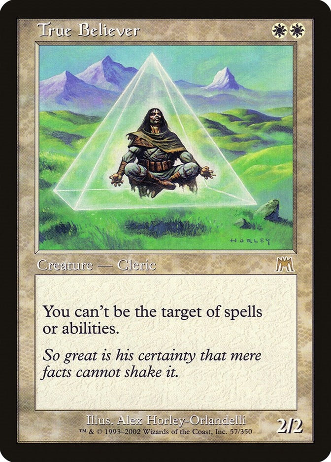 Image for True Believer (57) [Onslaught] - Magic: The Gathering