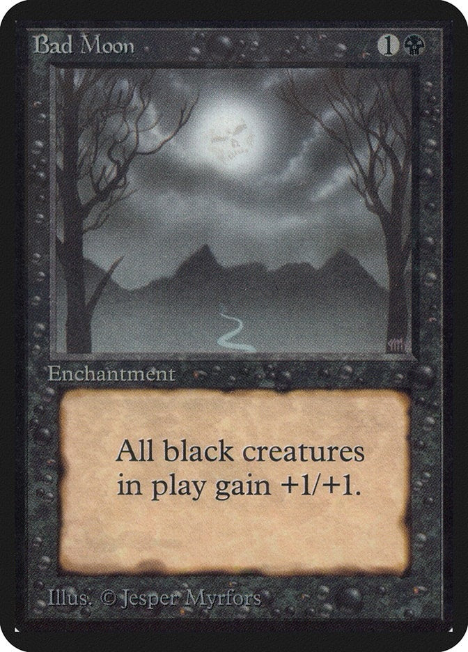 Image for Bad Moon [Alpha Edition] - Magic: The Gathering