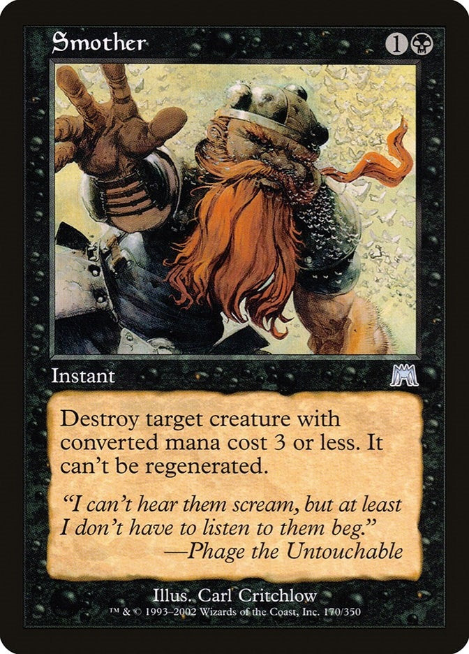 Image for Smother (170) [Onslaught] - Magic: The Gathering