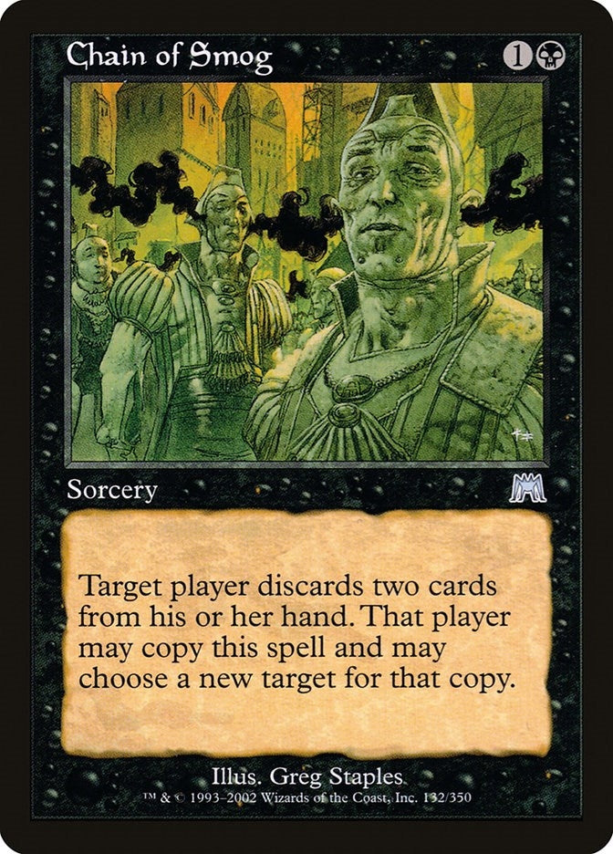 Image for Chain of Smog (132) [Onslaught] - Magic: The Gathering