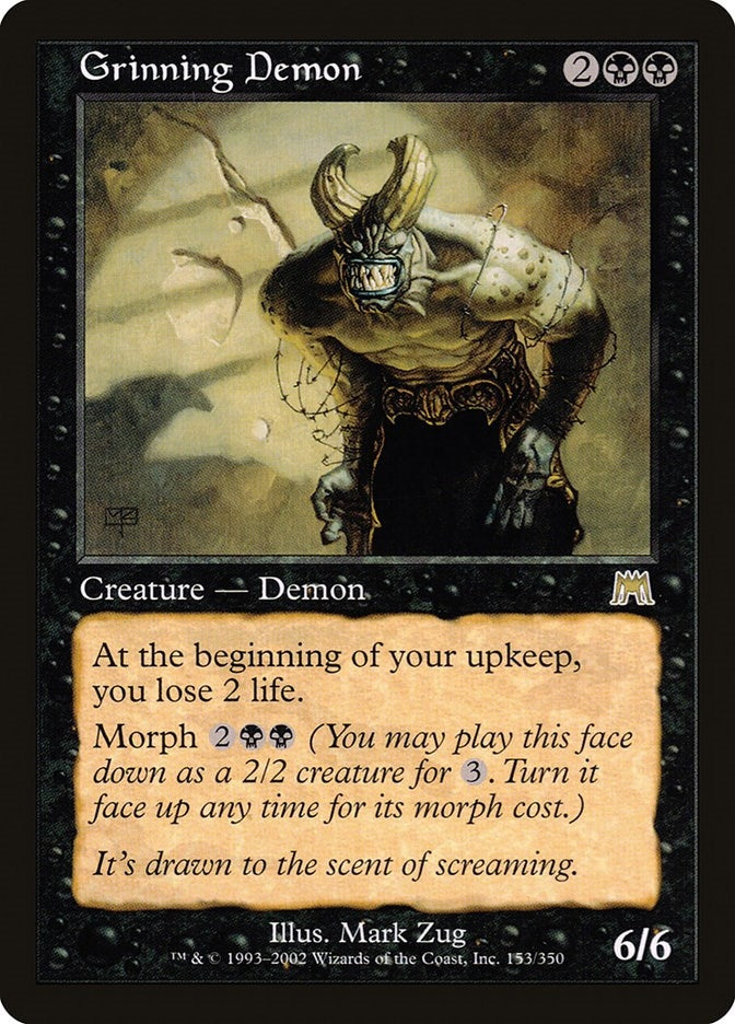 Image for Grinning Demon (153) [Onslaught] - Magic: The Gathering
