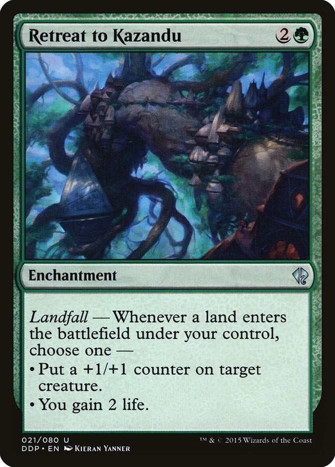Image for Retreat to Kazandu (21) [Zendikar vs. Eldrazi] - Magic: The Gathering