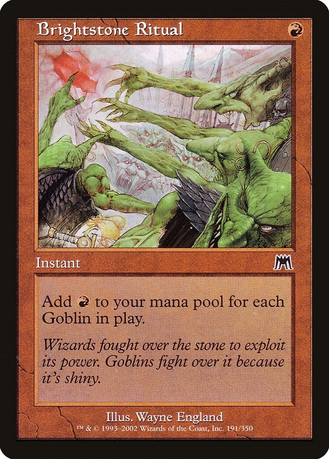 Image for Brightstone Ritual (191) [Onslaught] - Magic: The Gathering