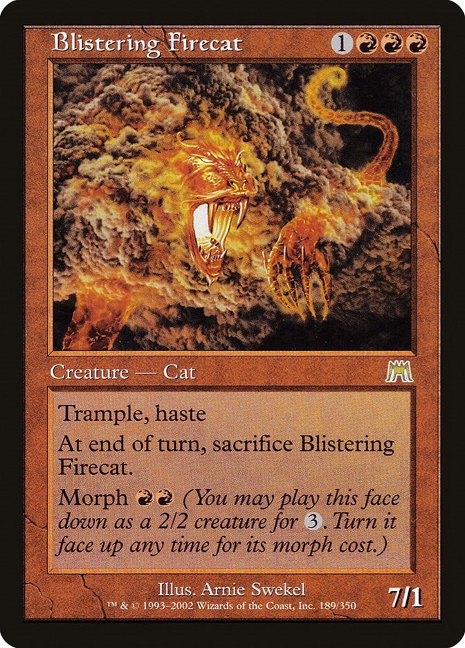 Image for Blistering Firecat (189) [Onslaught] - Magic: The Gathering